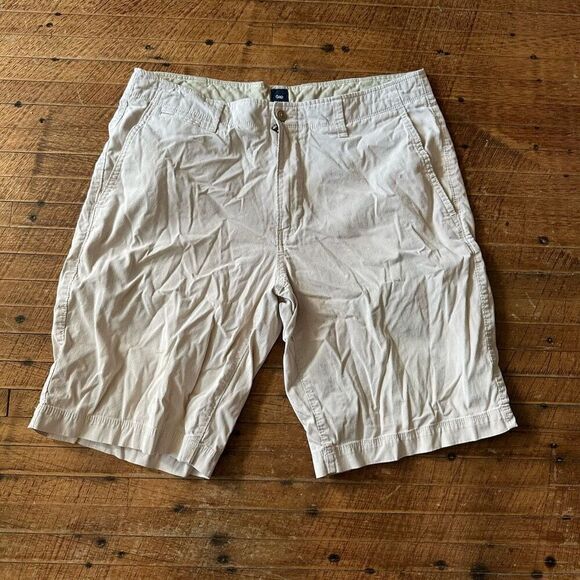 Gap tan flat front prep size 36 normcore shorts - Picture 1 of 3
